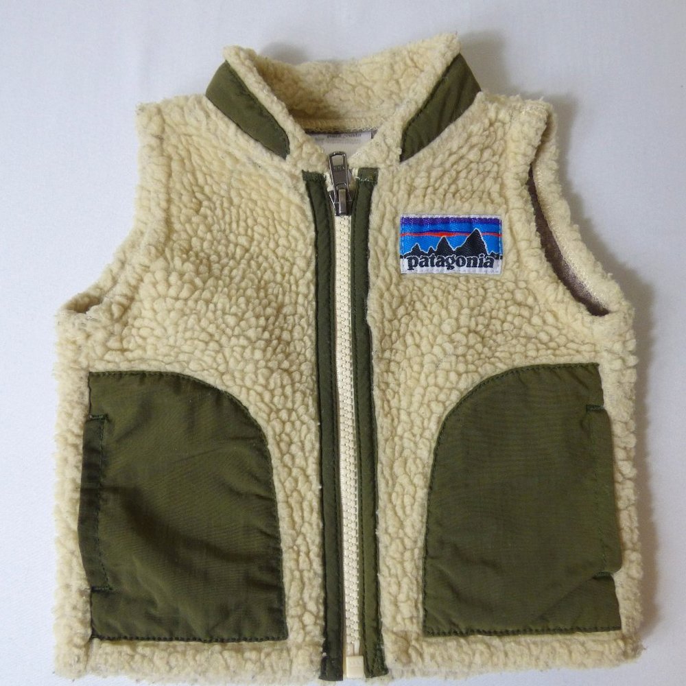 Patagonia Baby Retro-X Fleece Vest, Size 3 Months